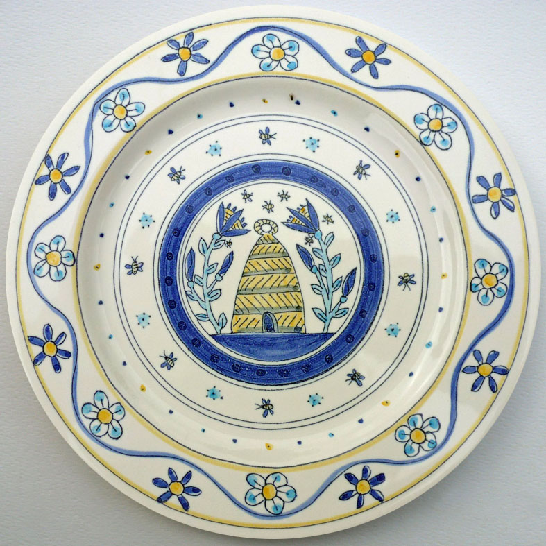 11 Beehive plate