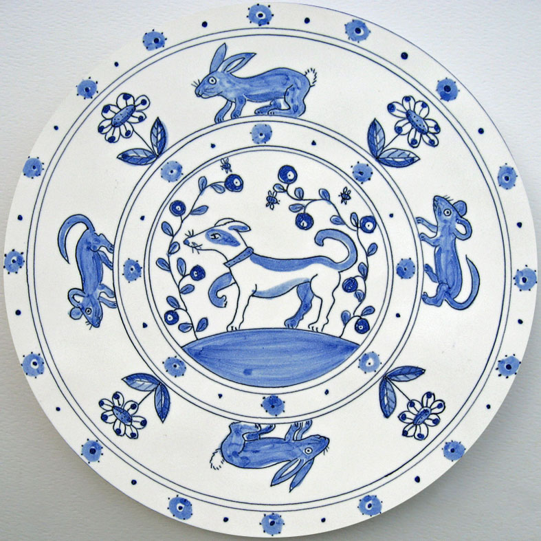 17 Dog plate