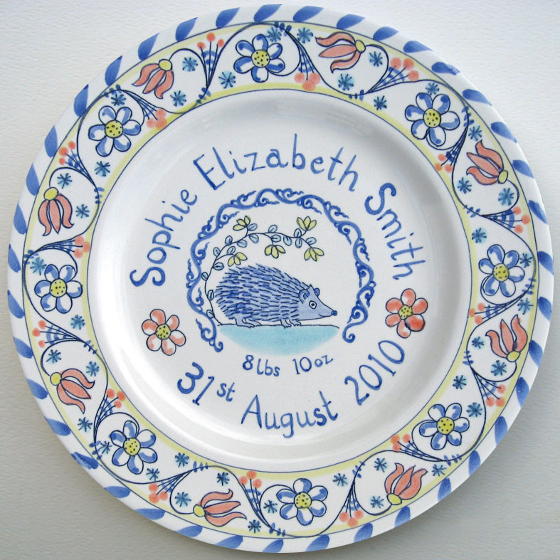 8 New baby plate