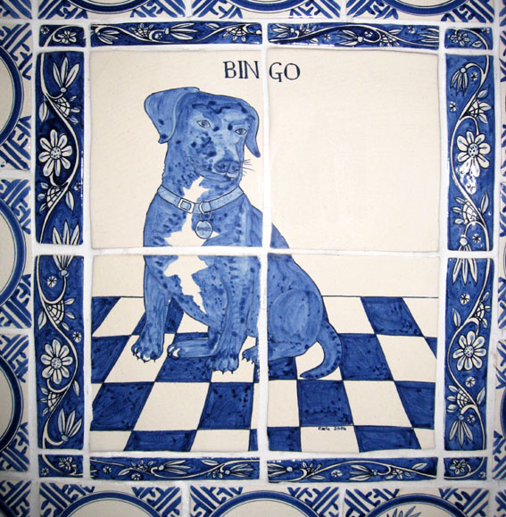 Bingo dog tiles