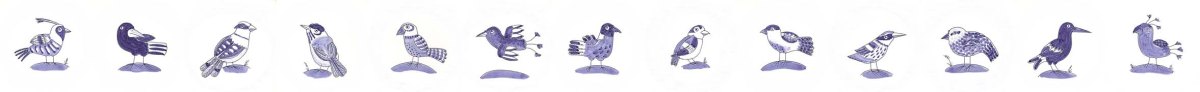 Bluebird tiles