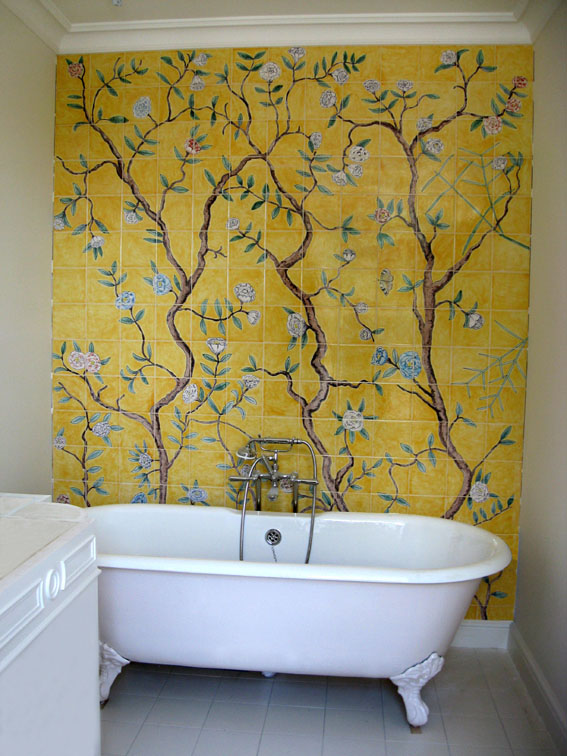 Chinese wallpaper tiles