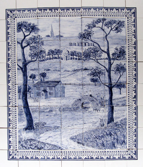 Delft landscape tiles