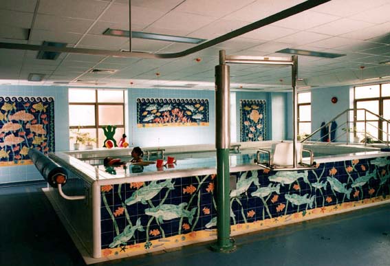 Hydrotherapy pool tiles