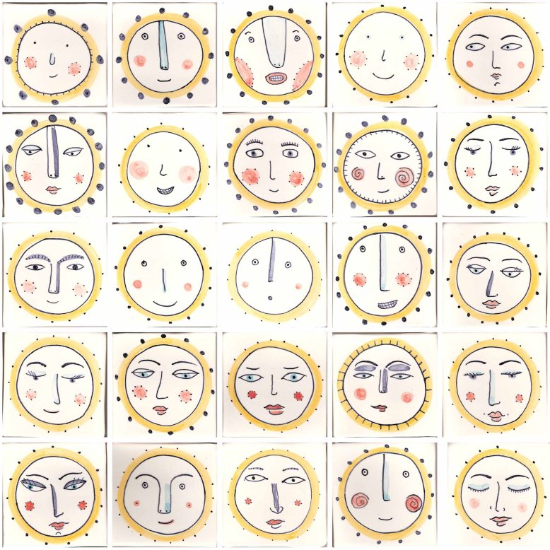 Face tiles