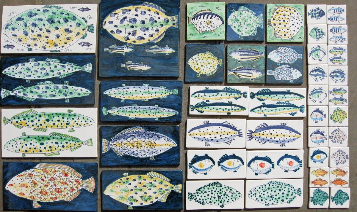Fish tiles for Custom House