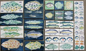 Fish tiles for Custom House