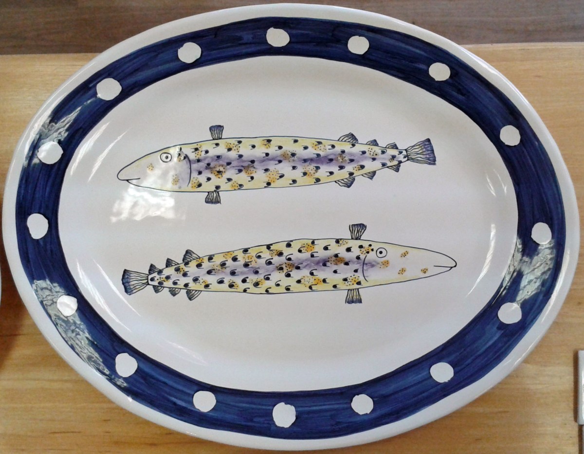 Large fishy platter 2