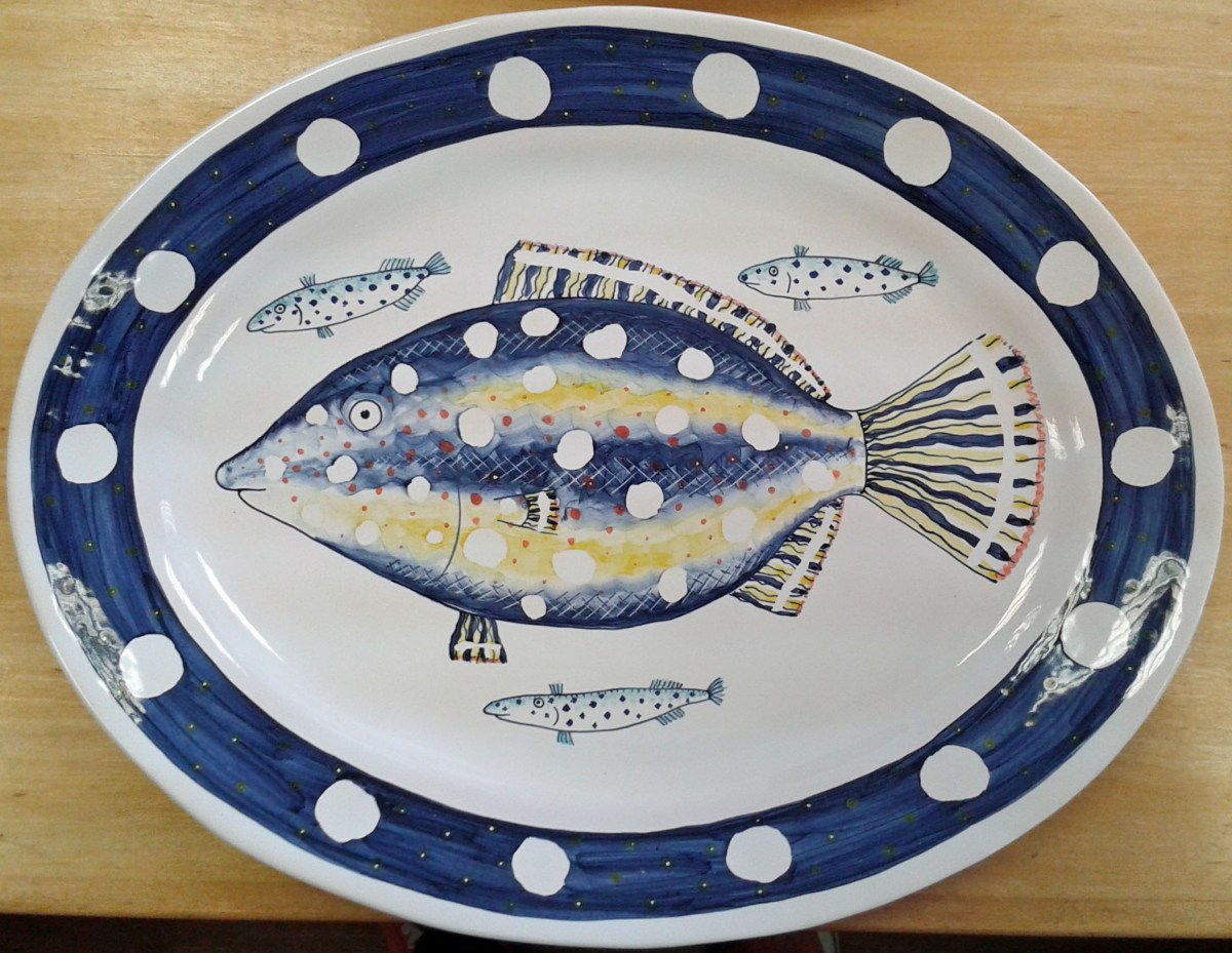 Large fishy platter