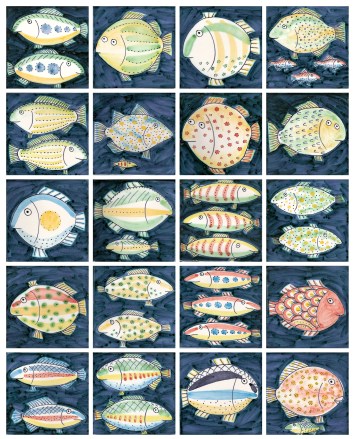 Fish tiles
