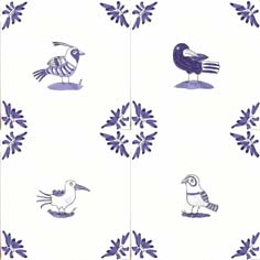 Bluebird tiles