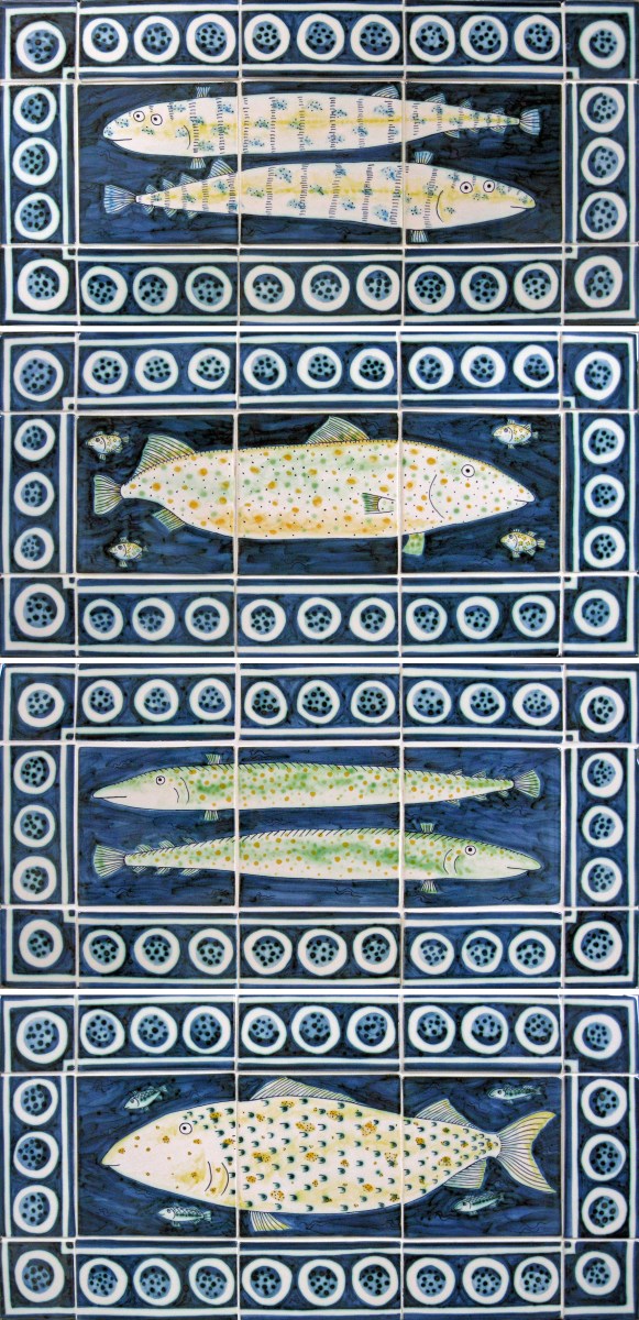 fish tile panels