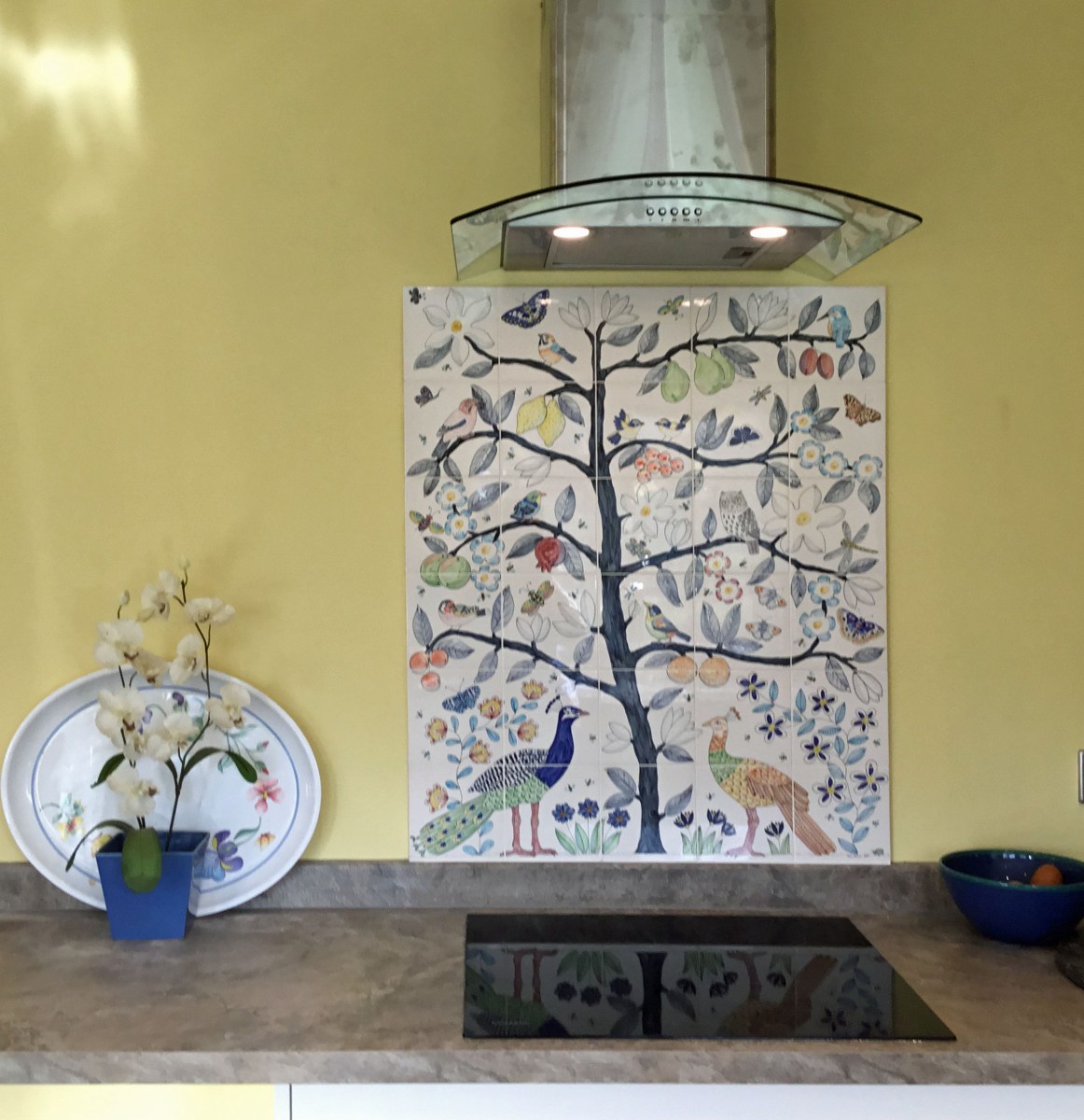 Cooker splash back tiles