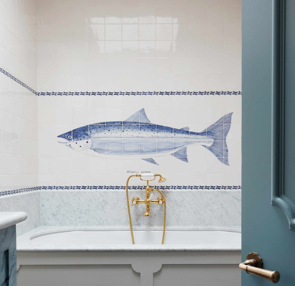 Fish tile panel