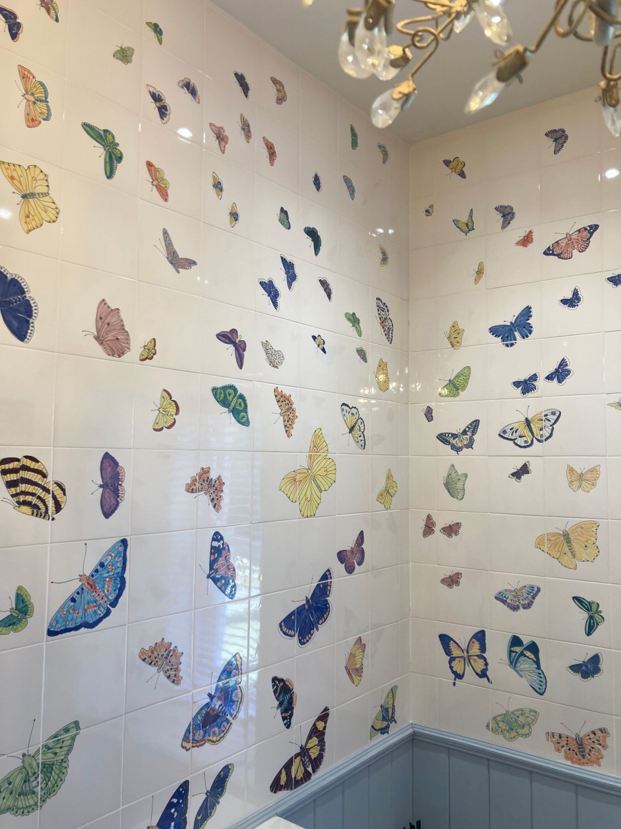 Butterfly bathroom